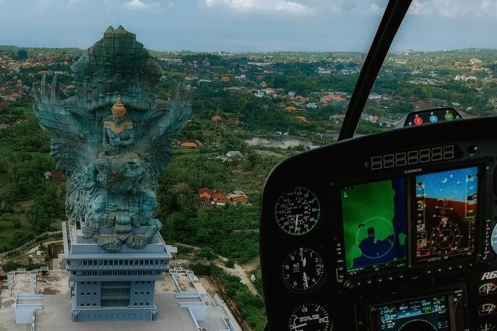 Rute-sewa-helicopter-tour-Denpasar